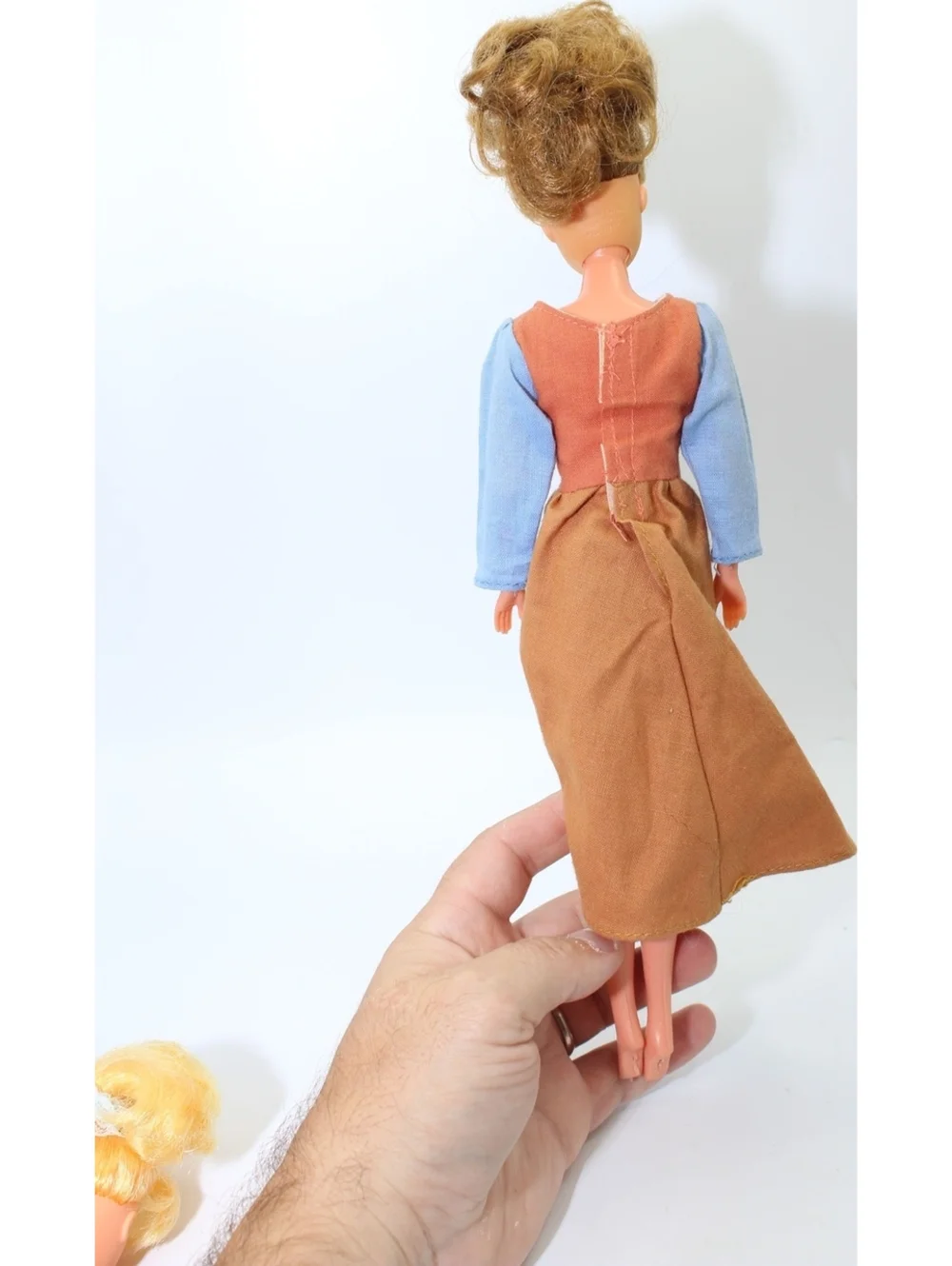 Vintage Disney Bikin Fairy God Mother & 3 Cinderella Dolls Set of 4